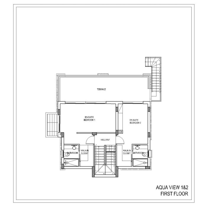 AQUA VIEW-VILLA-1_2-FIRST FLOOR PLAN